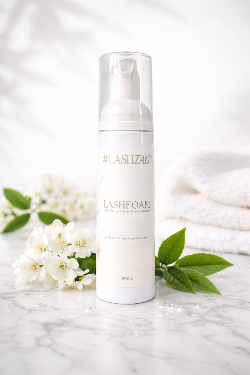 Lashfoam | White Tea & Linden Blossom - Afbeelding 2